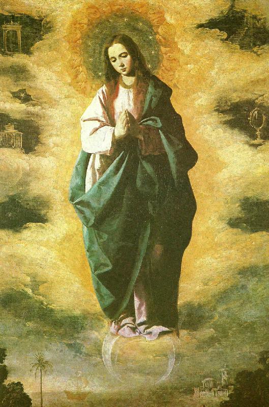 Francisco de Zurbaran immaculate virgin oil painting picture